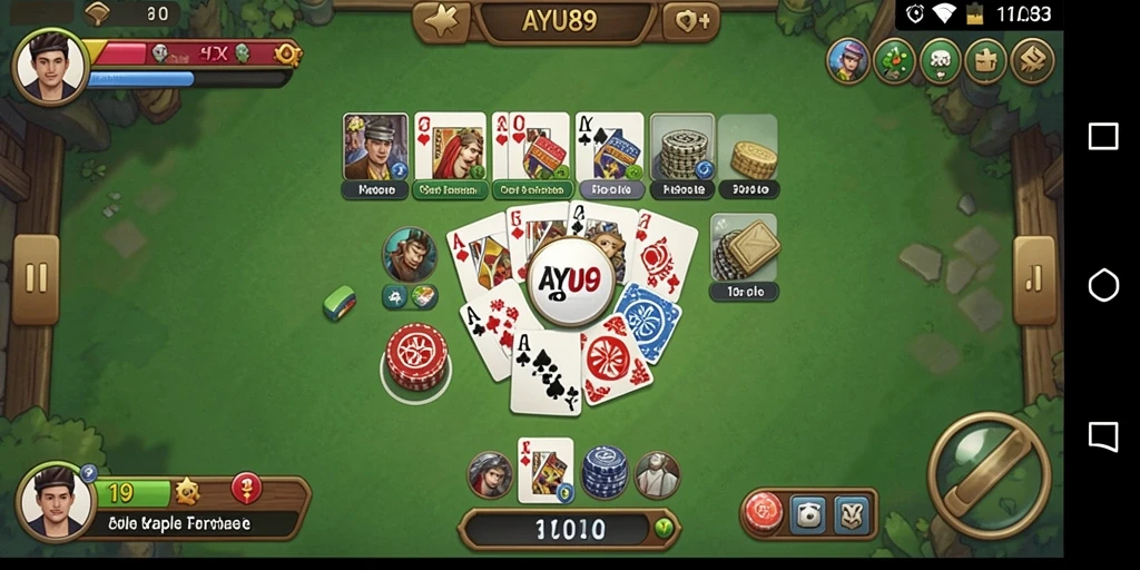 Gameplay seru AYU89 menampilkan momen ketegangan bermain Gaple.