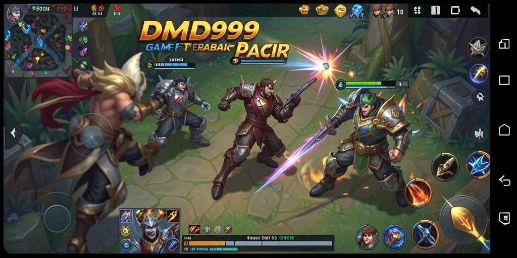 Gameplay seru DMD999 dengan aksi tak terduga di arena.