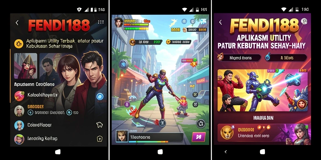 Screenshot FENDI188 menampilkan antarmuka pengguna dengan fitur pengingat dan jadwal.