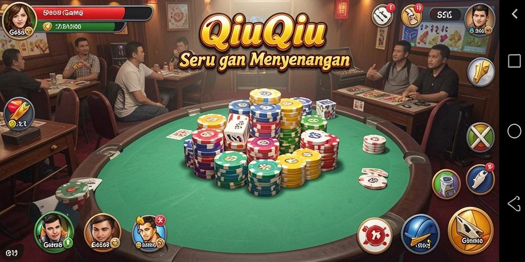 Gameplay QiuQiu yang menarik dan interaktif di G668.
