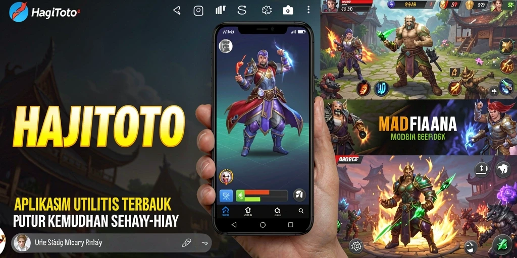 Tampilan utama HAJITOTO yang memudahkan navigasi pengguna.