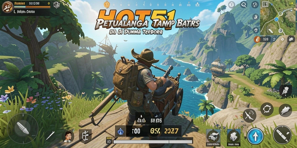 Tampilan menarik dari gameplay Open World di HOT51.