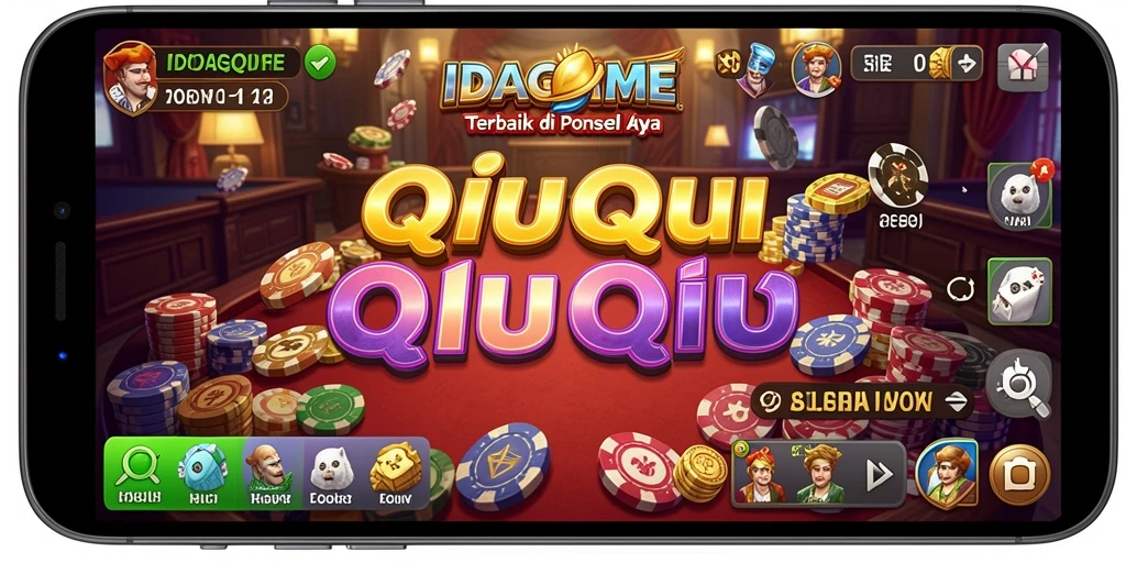 Tampilan gameplay QiuQiu yang seru dan menarik di IDAGAME.