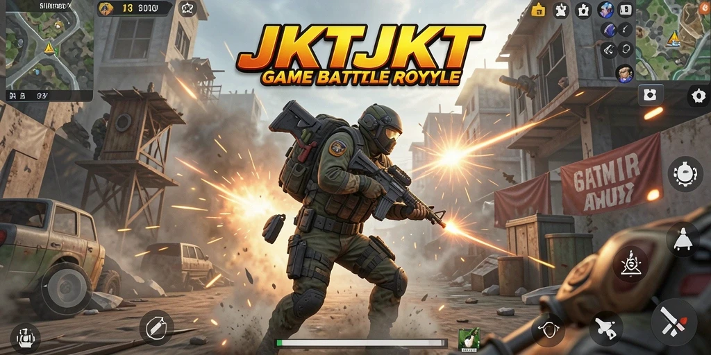 Gameplay seru di arena pertempuran JKTJKT.