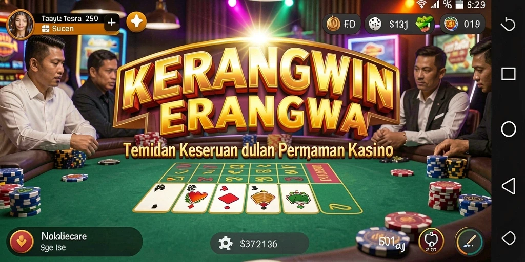 Tampilan gameplay Kasino KERANGWIN yang menarik dan mendebarkan.