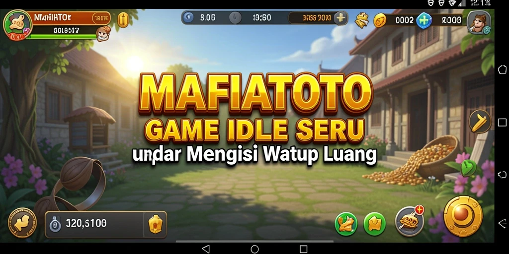 Tampilan gameplay menarik dari MAFIATOTO dengan mekanisme Idle yang intuitif.