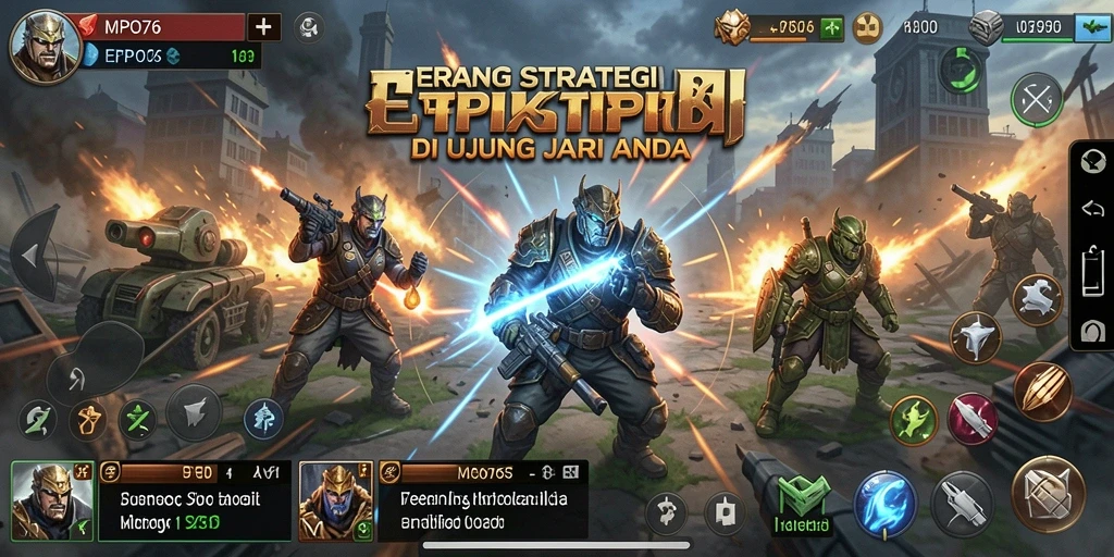 Gameplay MPO76 menampilkan strategi dan taktik yang mendebarkan.