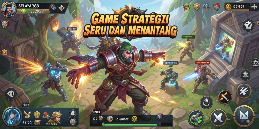 Screenshot gameplay menarik dari SELAYAR88 menunjukkan berbagai aksi strategi.