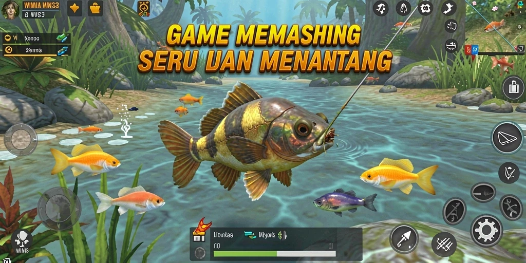 Tampilan gameplay WIN33 dengan grafik memancing yang menakjubkan.